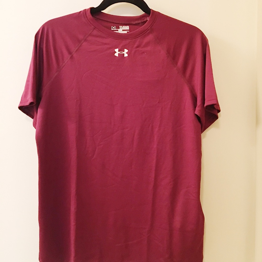 Under Armour Maroon Youth Tee